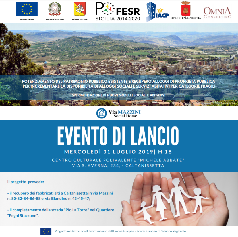 LocWeb - Evento di lancio Via Mazzini Social Home - Caltanissetta - 31 luglio 2019